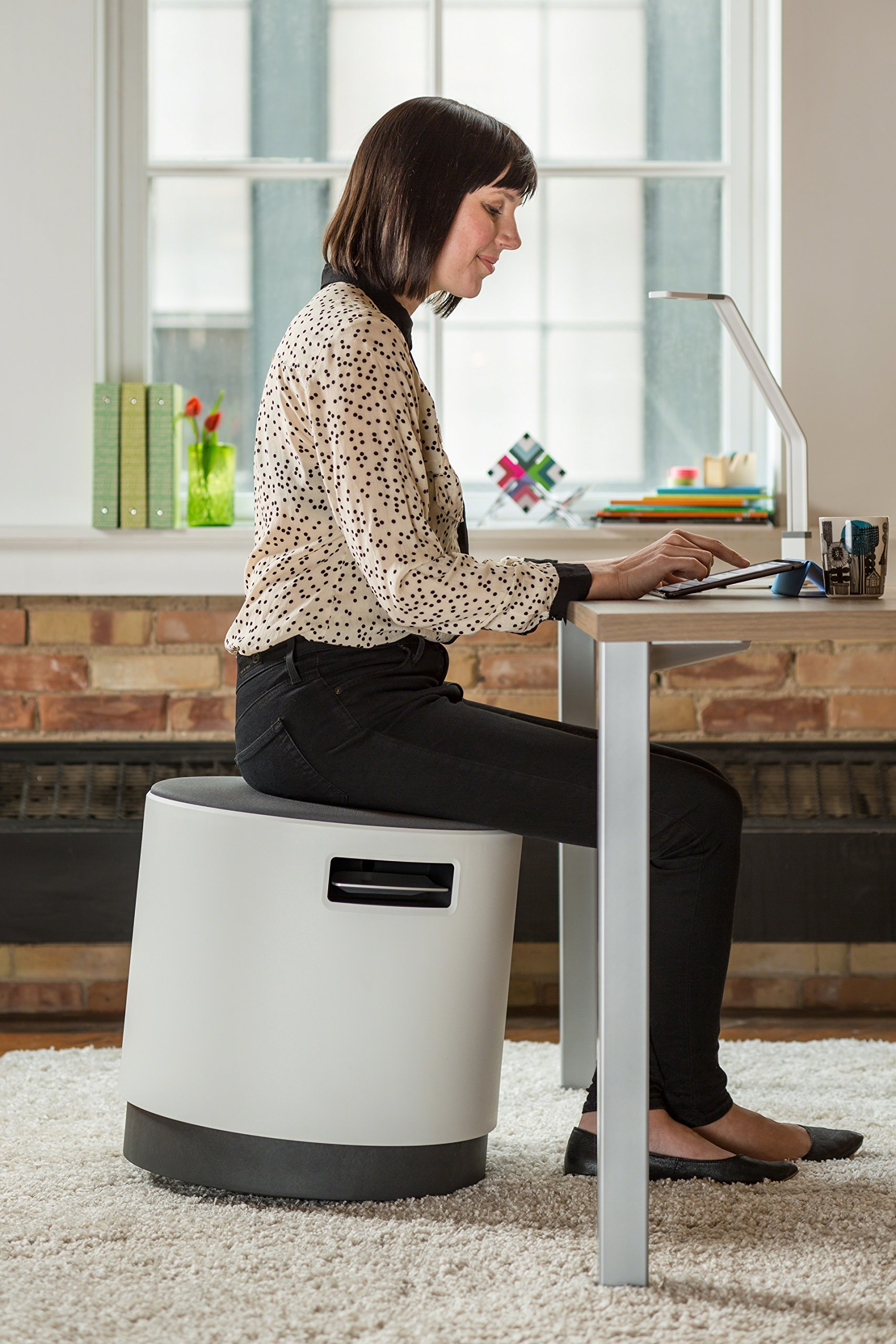 Steelcase 昇降スツール Turnstone Buoy ブルー Buoy Active Sitting Task Chair | Steelcase
